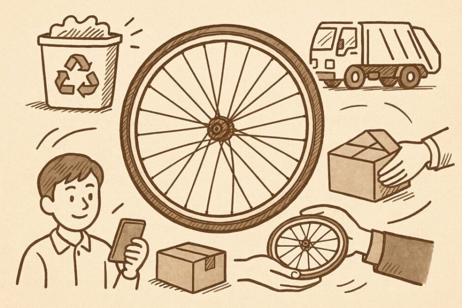ロードバイクのホイール処分方法！お得な捨て方・売り方比較ガイド