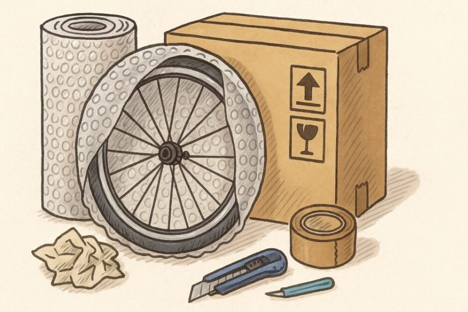 ロードバイク用ホイールの発送方法を徹底解説！送料と梱包も紹介