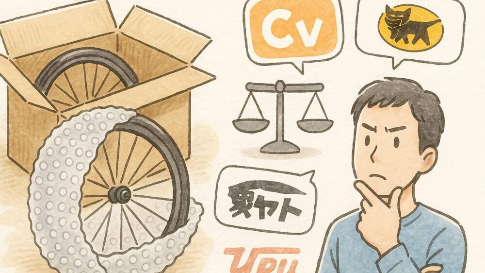 ホイールの発送に適したサービス