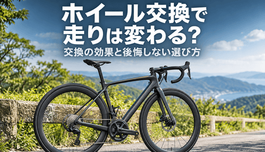 ロードバイクのホイール交換をする効果と後悔しない選定ポイント